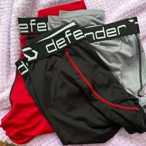 3 pack- 3/4 spandex leggings